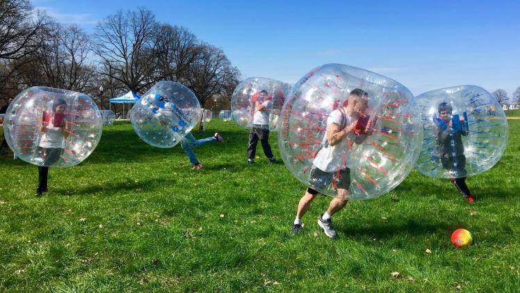 Take a ride with the Zorb ball and have unforgettable pleasure1
